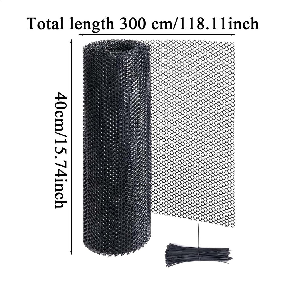 Chicken Wire Mesh Fence Garden Plant Protection Net 15.7 Inch X 10 Ft Mesh Netting Garden Fence With 50 Zip Ties For Dog Cat