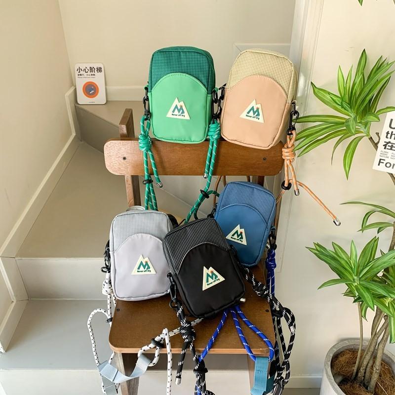 3d Minimalist Childrens Mountain Peak Pattern Bag Fabric Breathable Lightweight