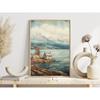Nursery Landscape Sunset Daisy Flower Posters Wildflower Field Modern Prints Canvas Painting Wall Art Pictures Home Room Decor