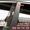 Carbon Fiber Car Window B-Pillar Trim Sticker For BMW F30 E46 E90 G20 318i 325i 320i 328i Door Pillars Wrap Film