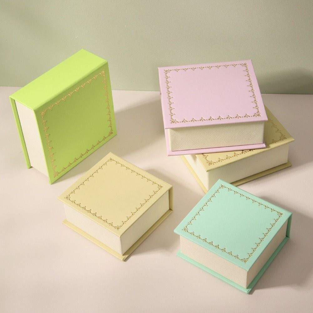 Square Jewelry Storage Case with Sponge Portable Travel Jewelry Box  Vanity Gift