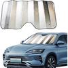 1 Pack Car Windshield Cover, Universal Foldable Waterproof Vehicle Front Windshield UV Protection, 55.1" X 27.5" Double Thickening Bubble Automotive
