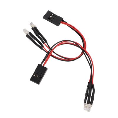 2 Stück Modifiziertes LED-Licht für Axial Scx24 für 124 118 Maßstab Fernbedienungsauto-Modelle Weißes Licht