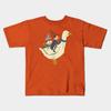 T-shirts Graphiques en Coton Doux pour Garçons Filles Ride Gooseback - T-shirt Over The Garden Wall Respirant pour le Quotidien l'École T-shirts pour Enfants