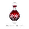Japanese Edo Kiriko Sake Set Carved Glass Sake Cup And Decanter Luxury Sakeware