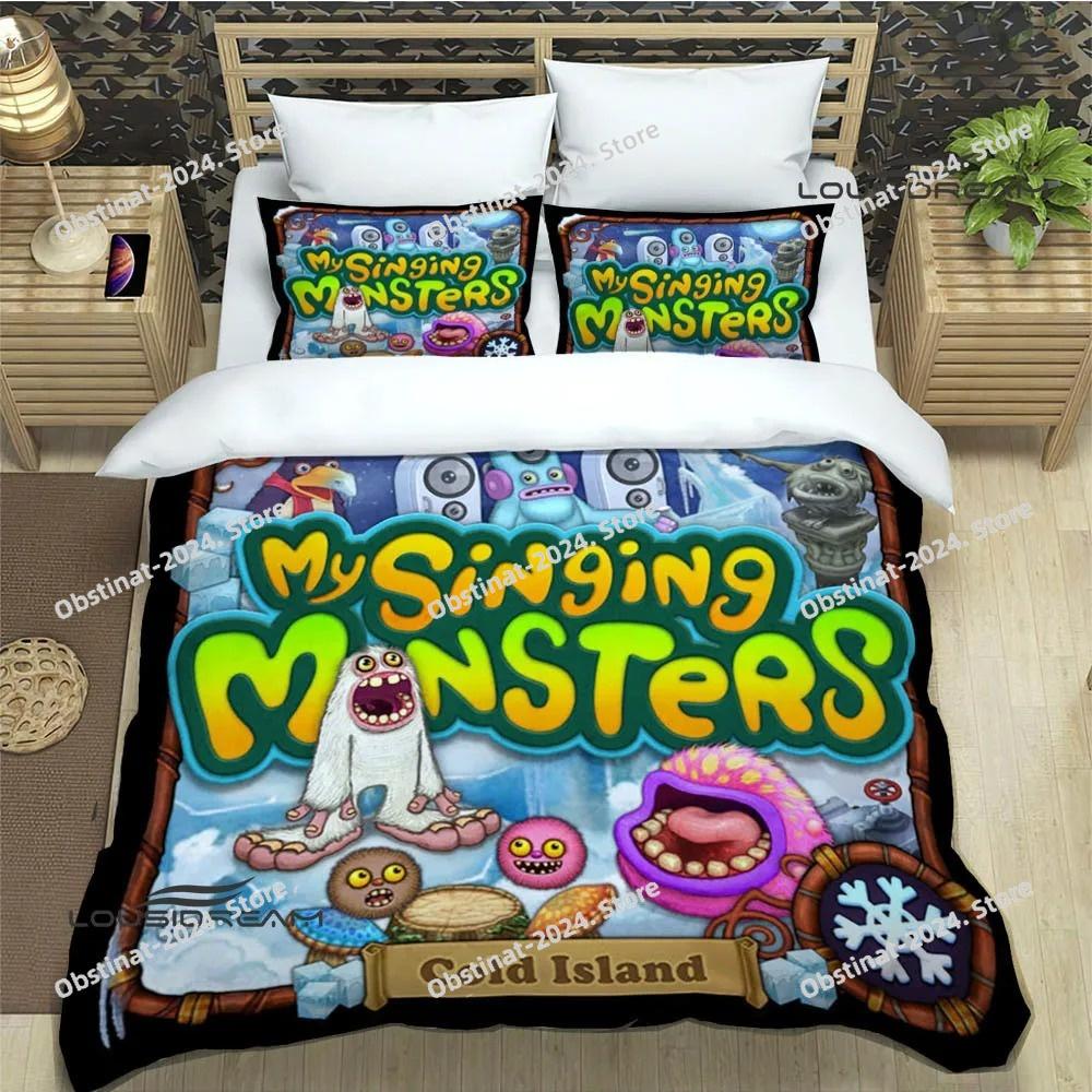 Game My Singing Monsters Bedding Sets exquisite supplies set duvet cover bed comforter set bedding set luxury birthday gift