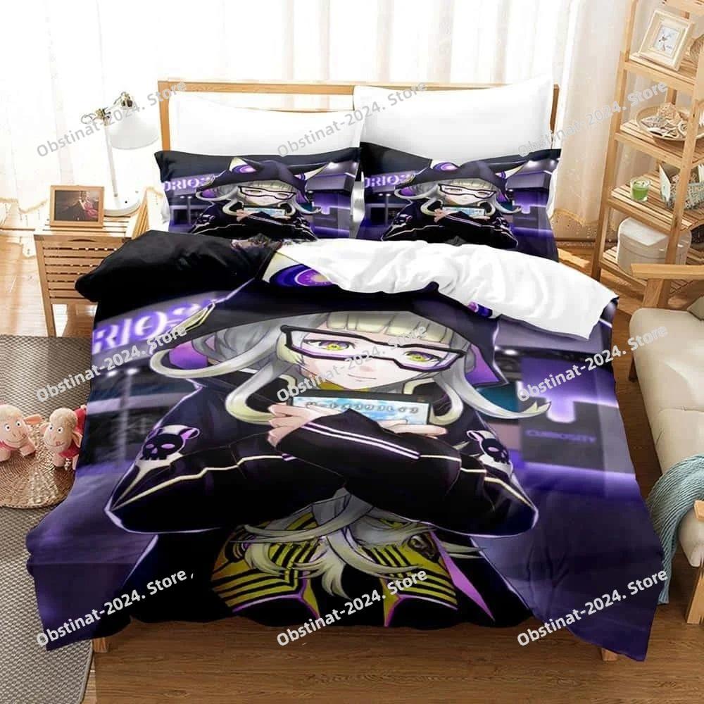ZENONZARD Bedding Set Printed Duvet Cover Pillowcase Single Double Style Queen King Size Sets Anime Bed Sheet Set