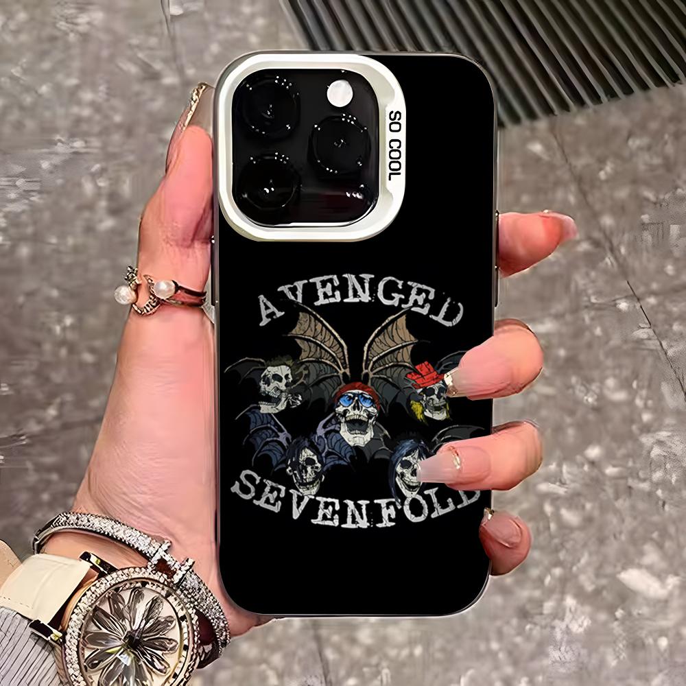 Avenged S-Sevenfold R-Rock Phone Case For IPhone 17 Pro Max 16 Pro Max 15 14 13 11 12 Mini Xs X Xr 7 8 Plus Se Color Silver Cov