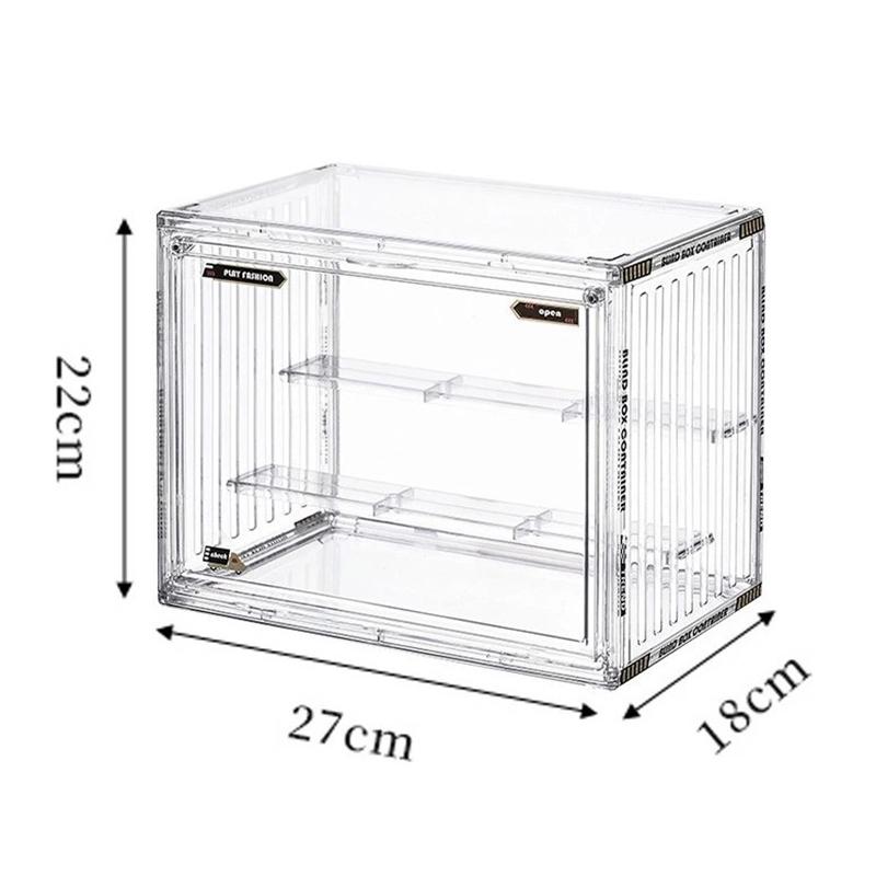 Dustproof Acrylic Display Case Store Dessert Cake Food Pastry Bread Show Rack Blind Box Storage Box Jewelry Sorting Box