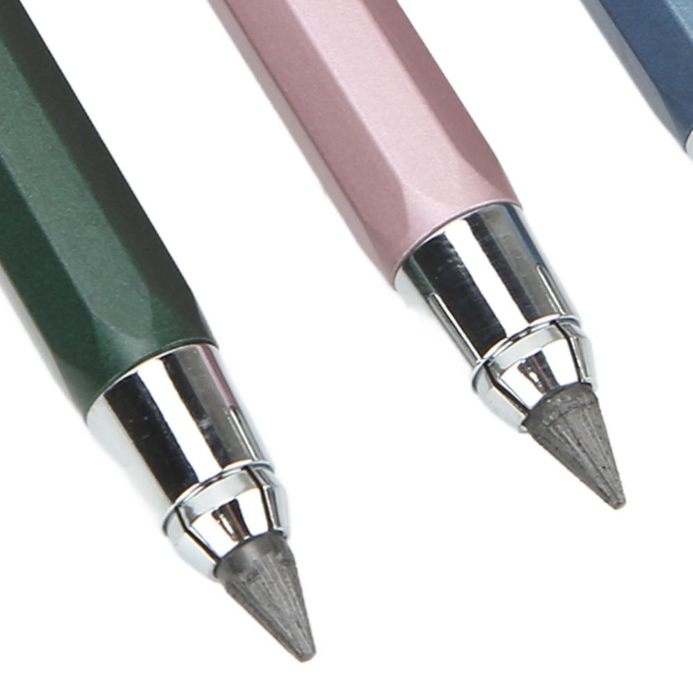3 Stück 5,6 mm Minen Mechanischer Zimmermannsbleistift Automatischer Klemmbleistift Kunst Skizzieren