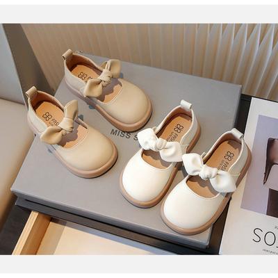 Dziewczęce Buty Księżniczki z Kokardką Miękka Podeszwa Codzienne dla Dziewczynek i Maluchów Eleganckie Młodzieżowe Buty Urocze Dziewczęce Wygodne Buty