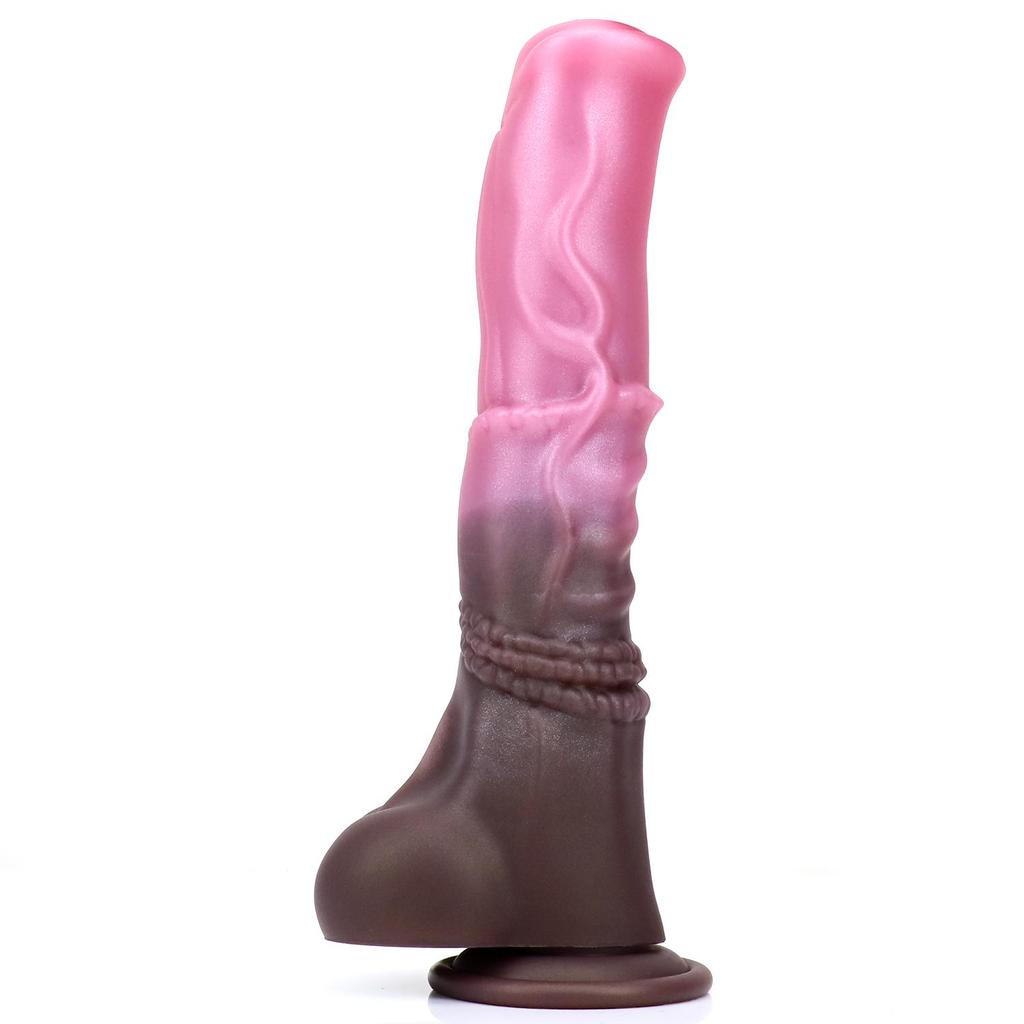 Silicone Large Anal Plug Dildo With Dog Knot Soft Silicone Female Sex Toys Vaginal Anus Stimulation Erotic Masturbators