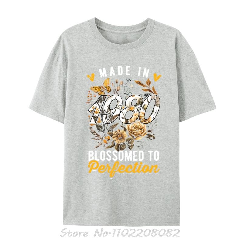 1980 Birthday Vintage 1980 Born In 1980 Made In 1980 Tshirt Unisex Tshirt Fashion Casual Tops T Shirt Unisex Streetwear tees S