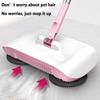 Household Floor Sweeper With Dustpan Set 2 In 1 Machine Cleans Dust Manual Hand Push Mop Vacuum Cleaner