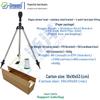 Automatic Rotating Stainless Steel Sprinkler with Telescopic Stand for Garden Irrigation