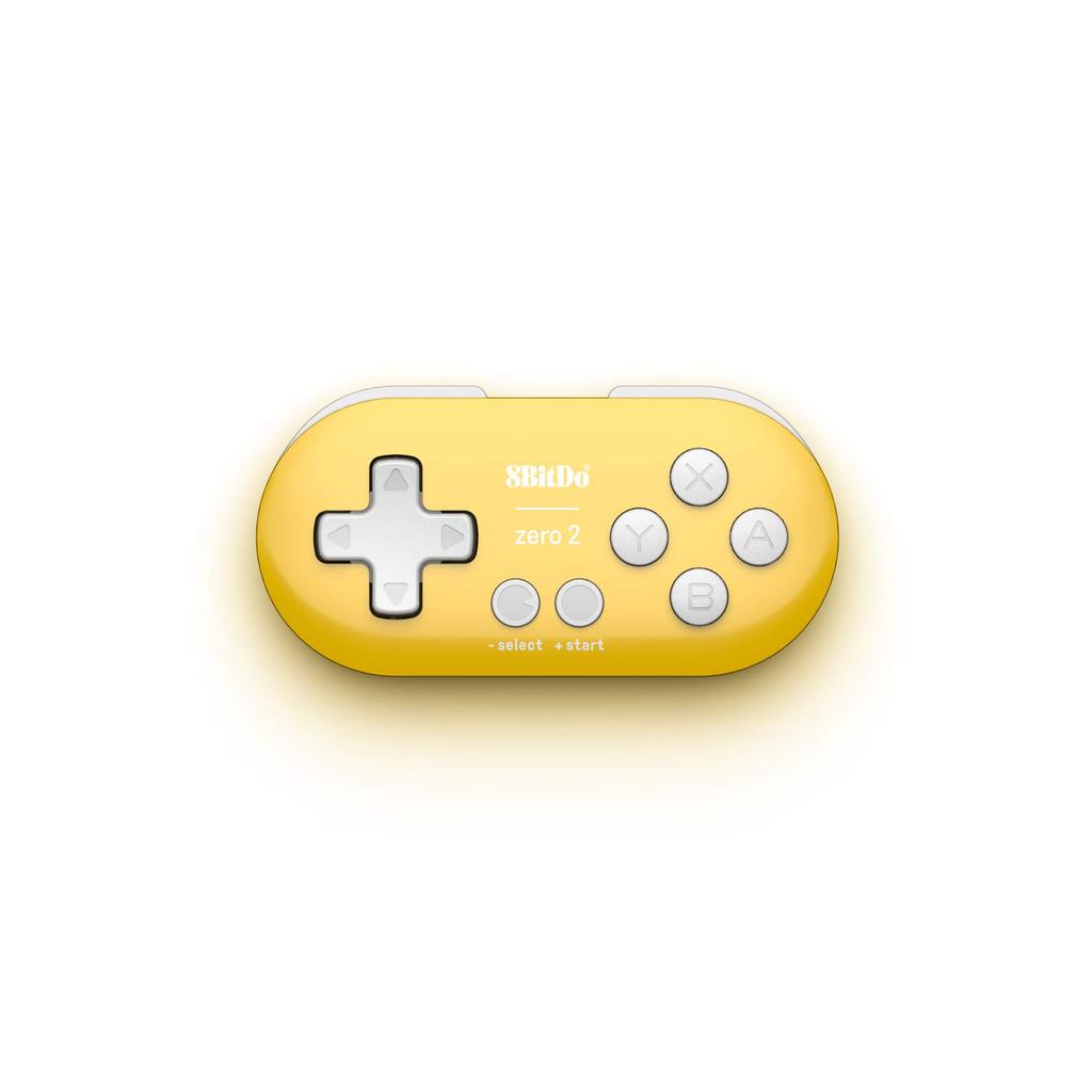 8bitdo Zero 2 Game Bluetooth for Raspberry and Yellow Edition Controller, Wireless, Windows, Android, macOS, Pi, Steam,