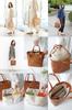 Genten Women's Genuine Leather Tote Bag, Brown, GE-43976-50