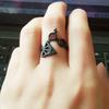 Women's Fashion Jewelry Harry Potter Deathly Hallows Glasses Ring Vintage Punk Gold Knuckle Finger Ri