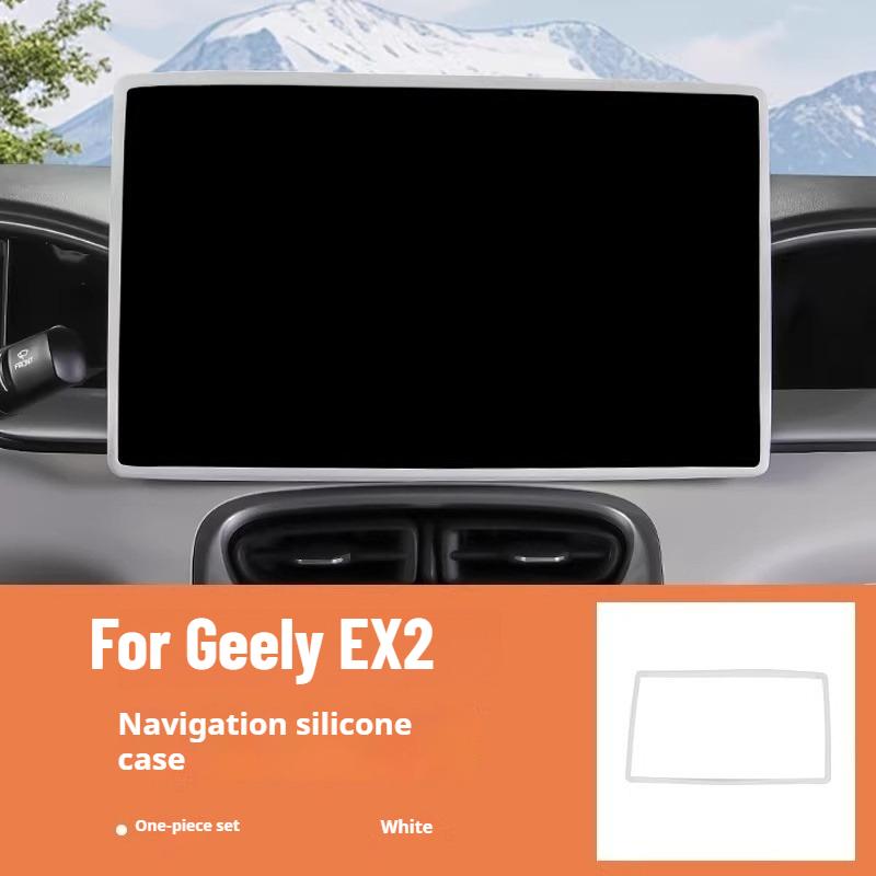 Accessories Car Screen Silicone Cover For Geely EX2 2025 2026 Screen Silicone Screen Protective Frame