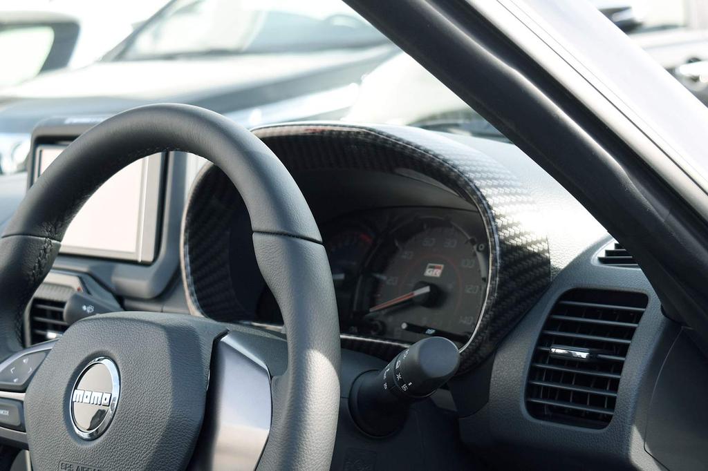 SecondStage Digital Carbon Fiber Meter Panel for Toyota Copen GR SPORT (T461DCB)