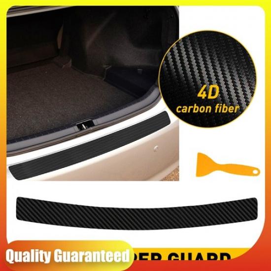 Sticker Rear Bumper Guard Sill Plate Trunk Protector Trim Cover Accessories