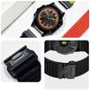 Nylon Watch Band for Garmin Fenix 7 Pro/7/6 Pro QuickFit 22mm Parachute Buckle Woven Wrist Strap with Stainless Steel Connector