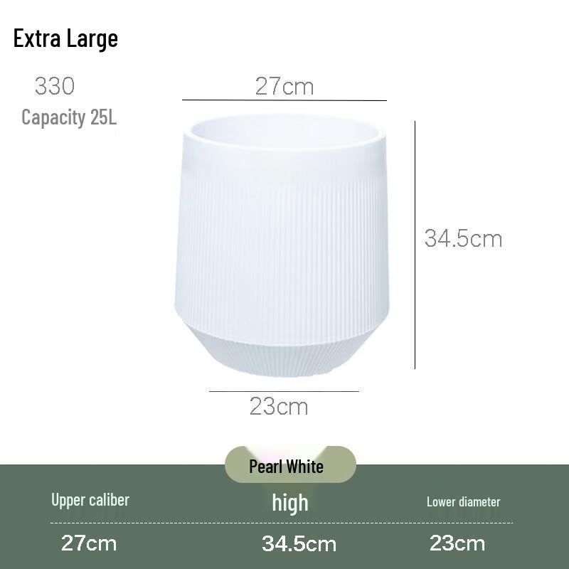 KEYSHEEL Nordic Style Tall Plastic Flower Pot