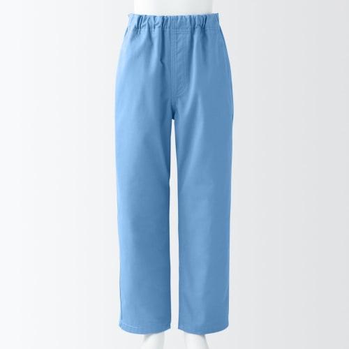MUJI Kids Chino Loose Fit Pants Unisex Children Cb1hea4s Saxophone Blue Kids 110