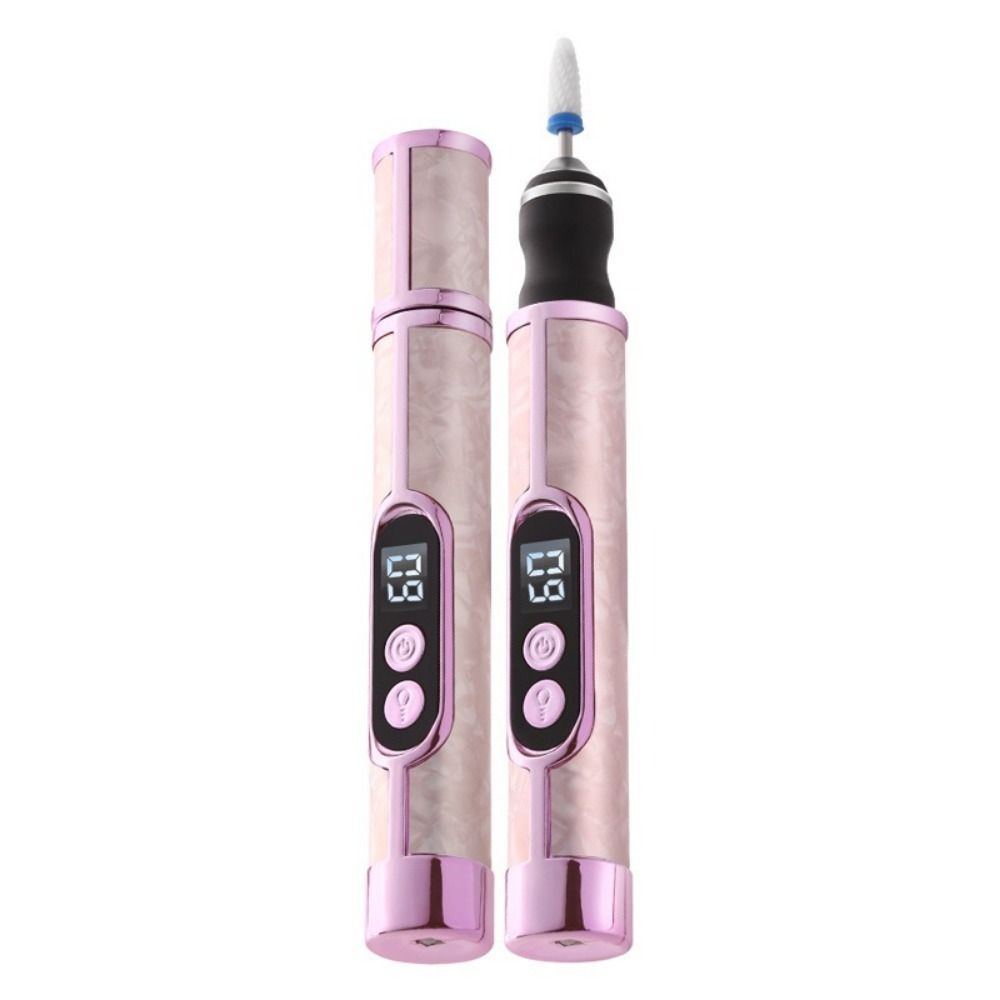 High Speed Electric Nail Sander Digital Display Nail Polisher Nail Drill Machine Salon Use