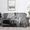 Soft Rudy Pankow JJ Maybank Poster Blanket Soft Warm Flannel Throw Blanket Plush for Bed Living Room Picnic Travel Home Sofa
