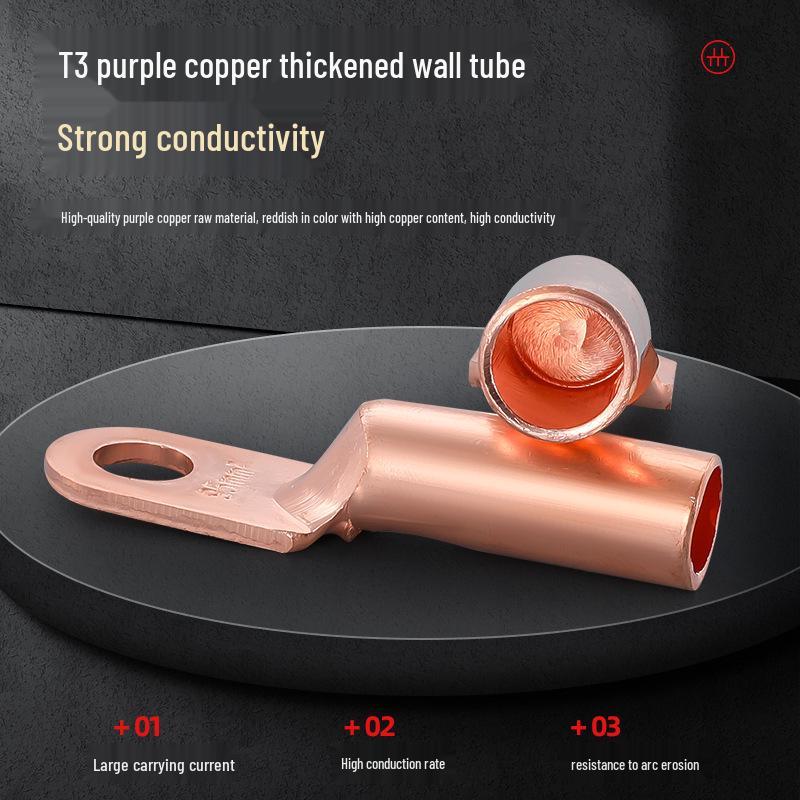 DT Tinned Copper Lug Wire Terminal for 25/35/50 Sq mm Wire