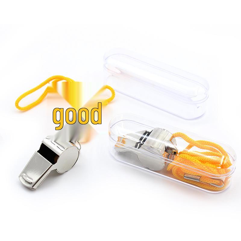 Referee Stainless Steel Whistle for Outdoor Sports and Coaching