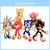 Adorable 28cm Sonic The Hedgehog Shadow Amy Rose Knuckle Tail Plush Toy For All Ages
