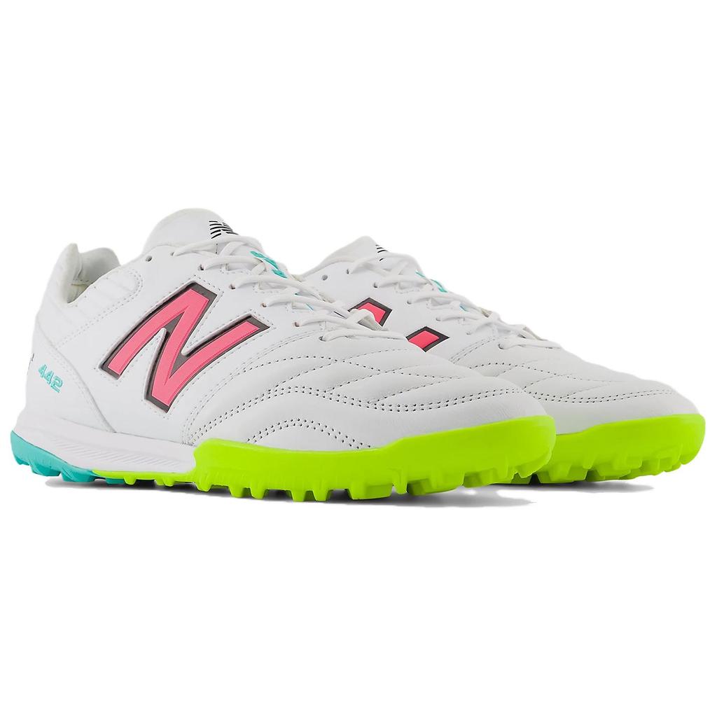 New Balance 442v2 Pro TF United In FuelCell Pack Men Sneakers White Hi-Lite Neon-Pink MS41TWH2