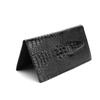 Men's Crocodile Patterned Long Wallets Vintage Design Business Card Holder Cash Purse GZW