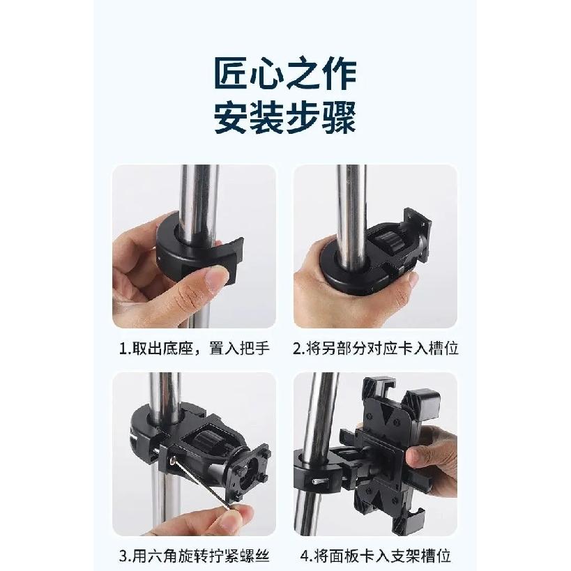 Large Truck Mobile Phone Car Holder Shock-proof Special Mobile Phone Holder Car Navigation Bracket 2023 New Excavator Truck