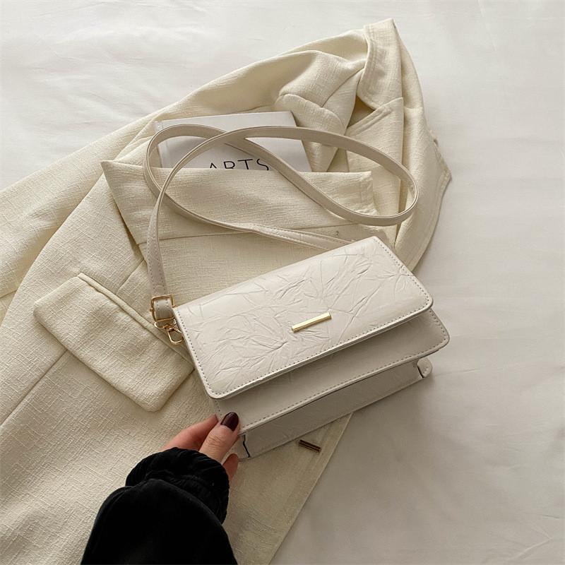 Trendy And Versatile Women s Retro Small Shoulder Bag 2024 Casual Chic Pu Leather StyleD