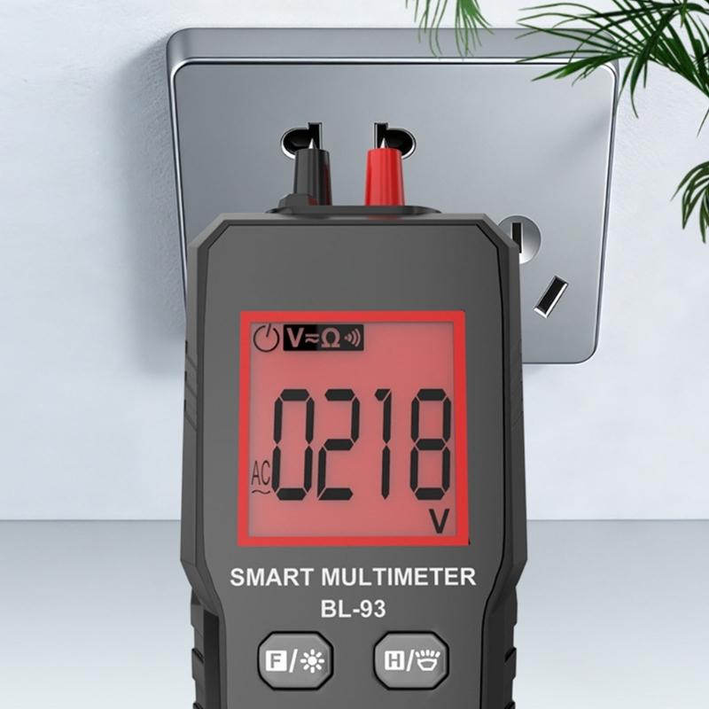 Intelligent Anti Burn Digital Multimeter Portable Suitable For Electrical Safety With Overload Protected Voltages Tester