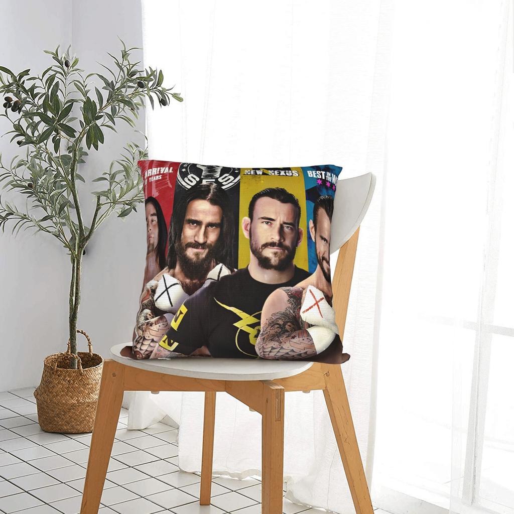 Pillow Cover Wrestlemania Wrestling   Morden Pillow Case For Sofa Car Home Decor Pillowcases