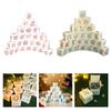 Advent Calendar Boxes for Christmas with 24 Foldable Paper Boxes Decorative Countdown for Small s and Holiday Treats Packaging