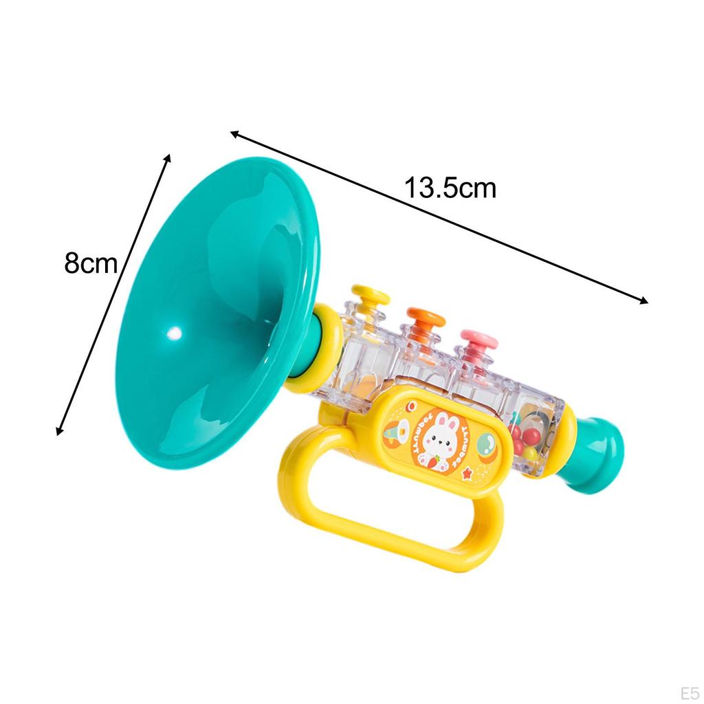 Blowing Trumpet Toys Klassisches Spielzeug-Reisespiel mit kleinem Lautsprecher
