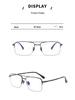Wang Hedi Style Double Bridge Glasses: Trendy Gold Wire Frame for Men and Women, Super Light and Prescription-Ready.
