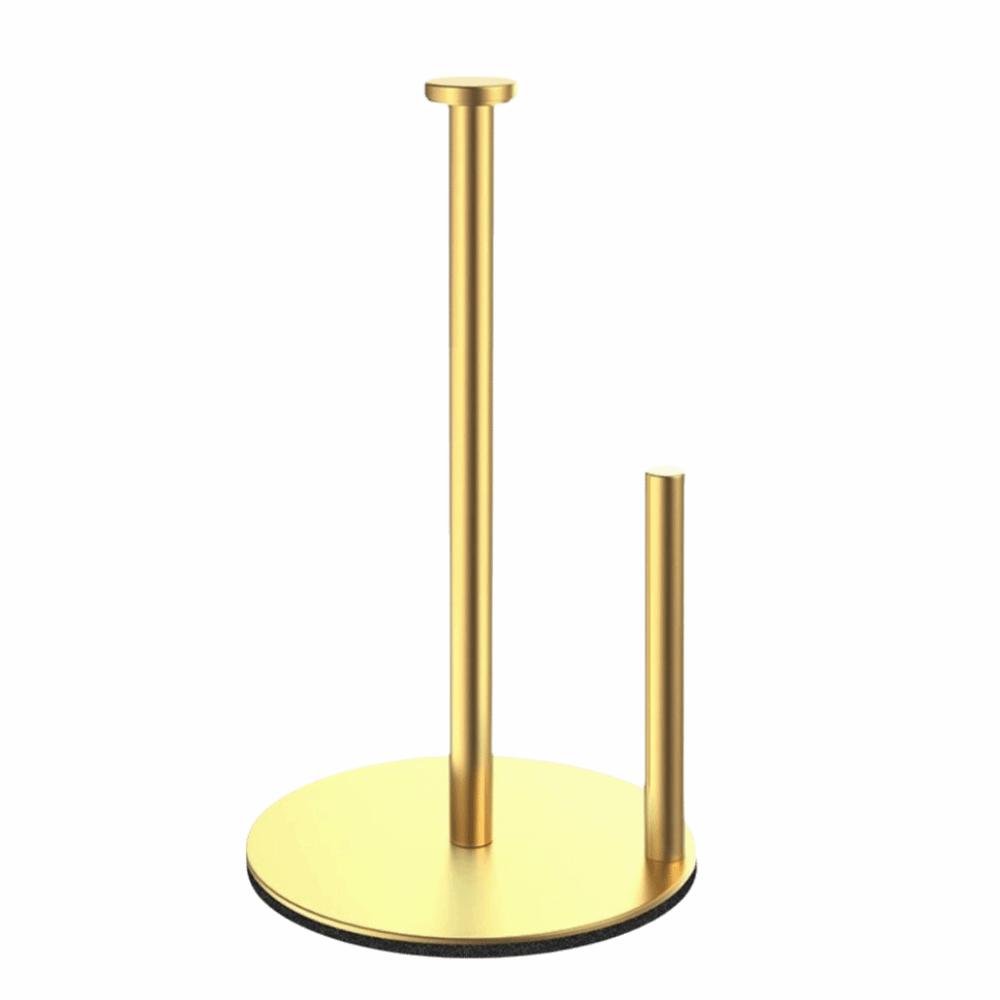 Stainless Steel Paper Towel Stand Non-Slip Kitchen Roll Dispenser Paper Towel Dispenser  Bathroom