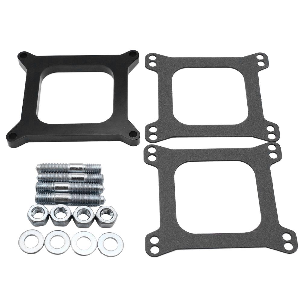 

Replacement Phenolic Carburetor Spacer with Gasket Screws Kit Square Open Center Carb Spacer for Holley 4150/4160