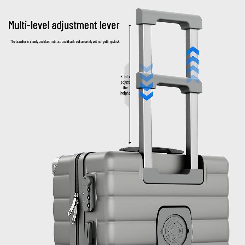 PAKIET MODA Wytrzymała walizka ABS z uchwytem na kubek