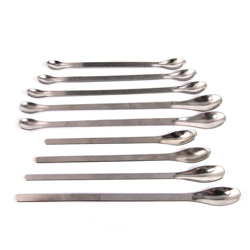 Double-Head Stainless Steel Lab Spoon Scraper Dental Instruments Medical Spoon