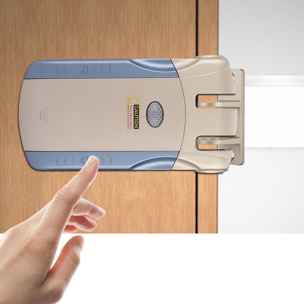 WAFU Drahtlose Unsichtbare Keyless Elektronische Schloss Fernbedienung Touch Gesperrt & Entsperren (Typ A)