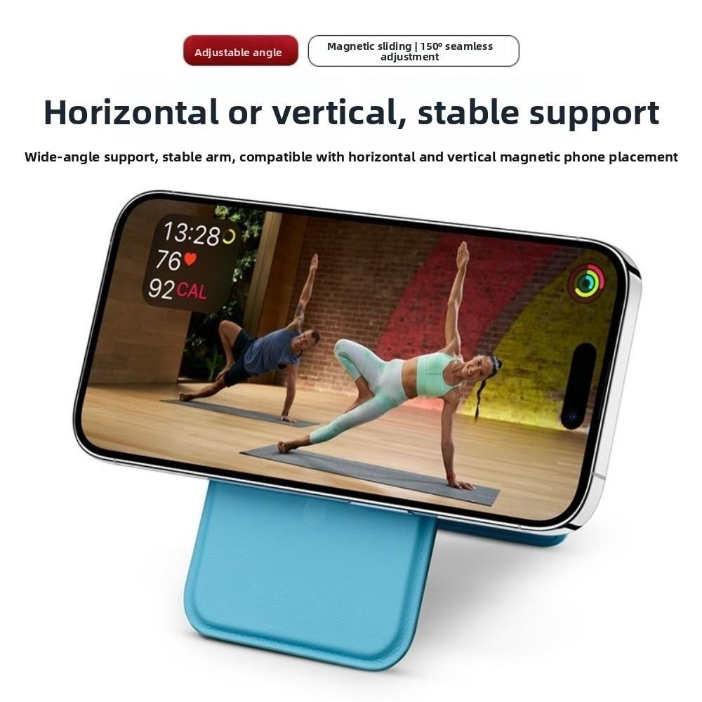 Składany Uchwyt na Karty do Telefonu Skóra PU Magnetyczna Podstawka Nowy Portfel Torba na Karty