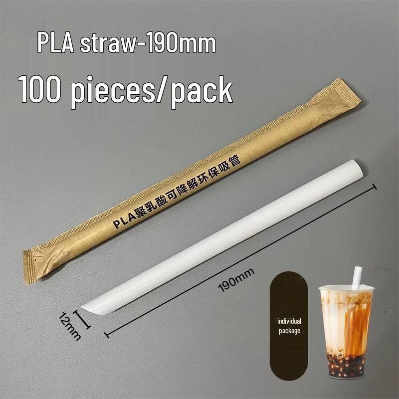 ZISIZ High-Temperature Biodegradable PLA Straws