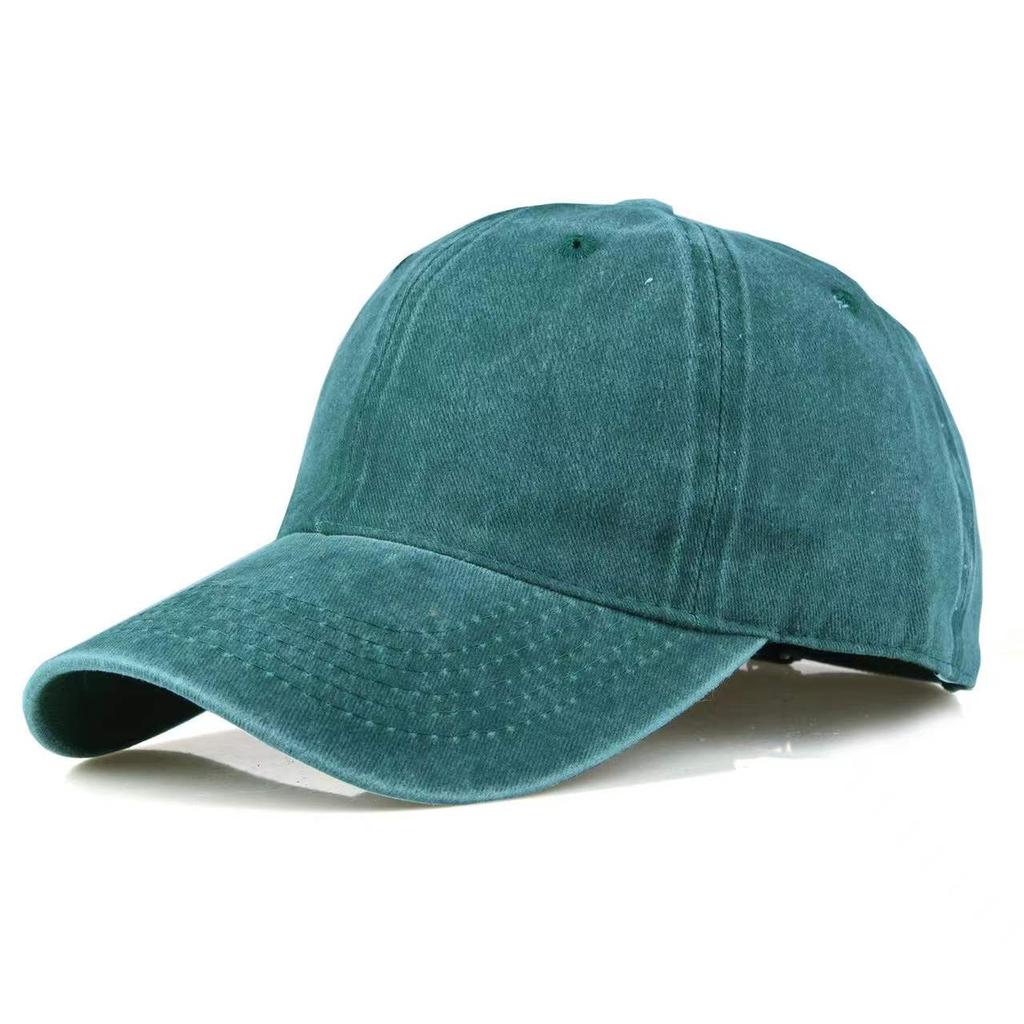 Sporty Common Unstructured Soft Custom Logo Unisex Vintage Distressed Cotton 6-Panel Baseball Cap Dad Hats Metal Four